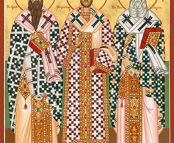January 30, 2015 </br>Three Holy Hierarchs, Basil the Great, Gregory the Theologian, and John Chrysostom