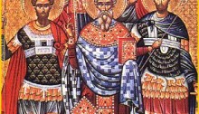 December 13, 2015 </br>Sunday of the Holy Forefathers, Octoechos Tone 4; Holy Martyrs Eustratios, Auxentius, Eugenius, Mardarius and Orestes