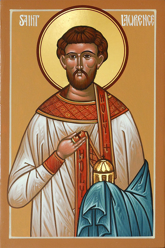 August 10, 2014 </br>Ninth Sunday after Pentecost, Tone 8 </br>Post-feast of the Transfiguration </br>Holy Martyr and Archdeacon Lawrence
