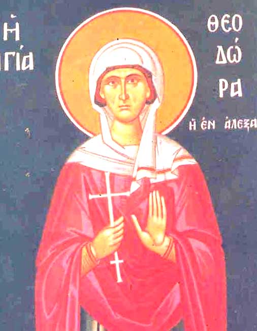 September 11, 2016 </br>Sunday before the Exaltation of the Cross, Octoechos Tone 8; Post-feast of the Nativity of the Mother of God; Our Venerable Mother Theodora of Alexandria