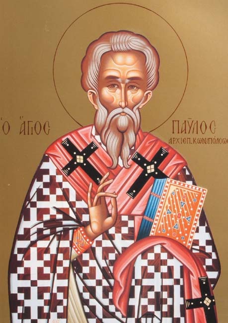November 6, 2016 </br>25th Sunday after Pentecost, Octoechos Tone 8; Our Holy Father Paul, Archbishop of Constantinople and Confessor (c. 353-61)