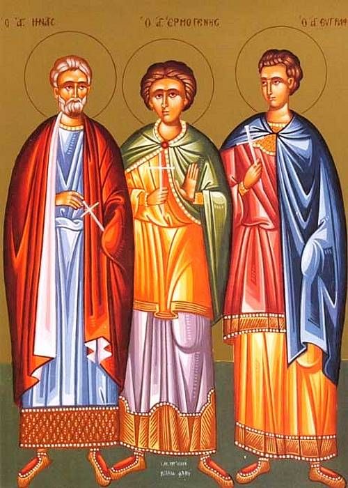 December 10, 2017 </br>Twenty-Seventh Sunday after Pentecost; Octoechos Tone 2; The Holy Martyrs Menas, Hermogenes and Eugraphus